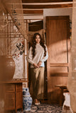 The Hariri Women Folded Skirt - Leafline