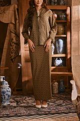 The Hariri Women Folded Skirt - Leafline