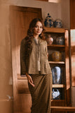 The Hariri Women Kebaya Robe - Leafline