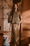 The Hariri Women Kebaya Robe - Leafline