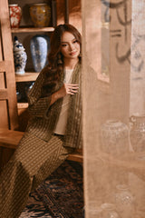 The Hariri Women Kebaya Robe - Leafline