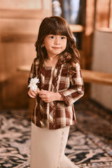 The Hariri Classic Kebaya Top - Cherrywood