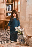 The Hariri Neo Kurung Top - Deep Teal