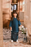 The Hariri Neo Kurung Top - Deep Teal