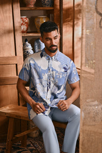 The Hariri Men Batik Shirt - Sungai