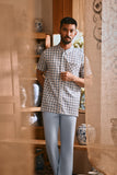 The Hariri Men Batik Shirt - Sailor