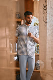 The Hariri Men Batik Shirt - Sailor