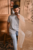 The Hariri Men Batik Shirt - Sailor
