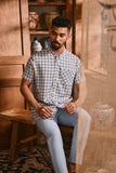 The Hariri Men Batik Shirt - Sailor