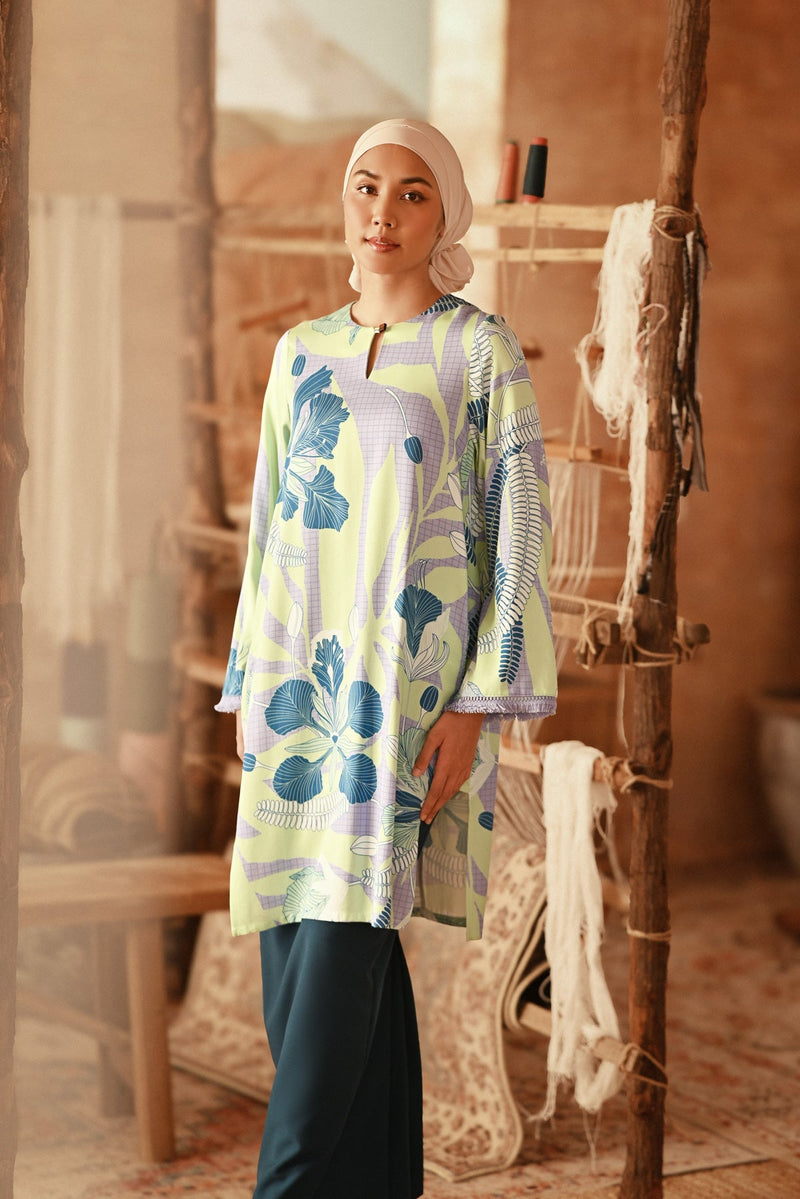 The Asal Kita Women Pesak Kurung Top - Bayu