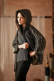The Asal Kita Women Urban Jacket - Phantom Stripe