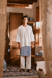 The Hariri Men 3/4 Sleeve Kurta - Off White