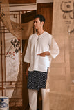 The Hariri Men 3/4 Sleeve Kurta - Off White