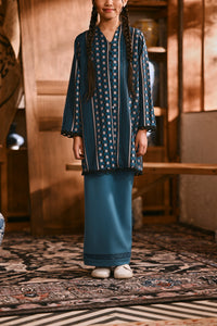 The Hariri Lace Skirt - Jade Teal