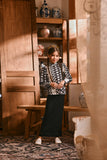 The Hariri Mandarin Collar Blouse - Pautan
