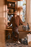 The Hariri Classic Kebaya Top - Milk Chocolate