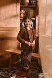 The Hariri Classic Kebaya Top - Milk Chocolate