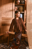 The Hariri Classic Kebaya Top - Milk Chocolate