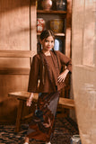The Hariri Classic Kebaya Top - Milk Chocolate