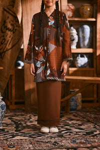 The Hariri Lace Skirt - Milk Chocolate