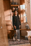 The Hariri Neo Kurung Top - Black