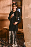 The Hariri Neo Kurung Top - Black