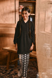 The Hariri Neo Kurung Top - Black