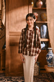 The Hariri Classic Kebaya Top - Cherrywood