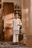The Hariri 3/4 Sleeve Kurta - Whisper Cream