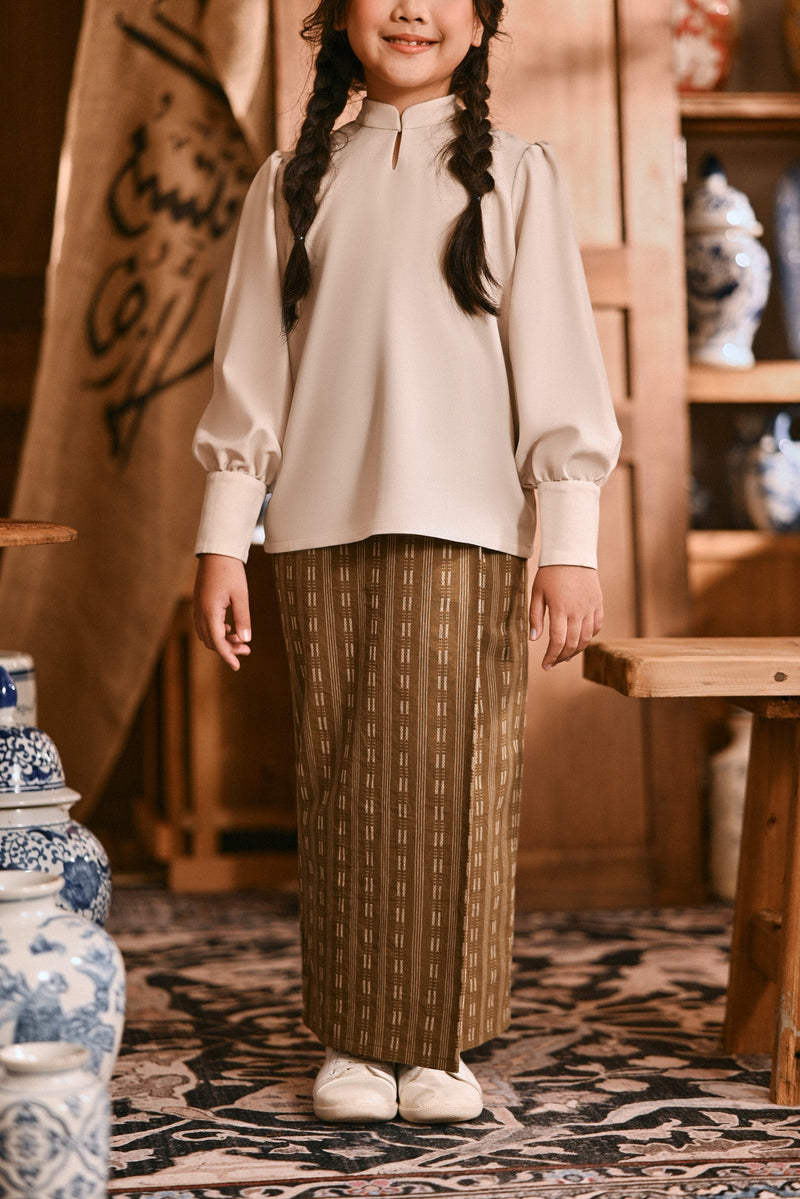 The Hariri Folded Skirt - Leafline