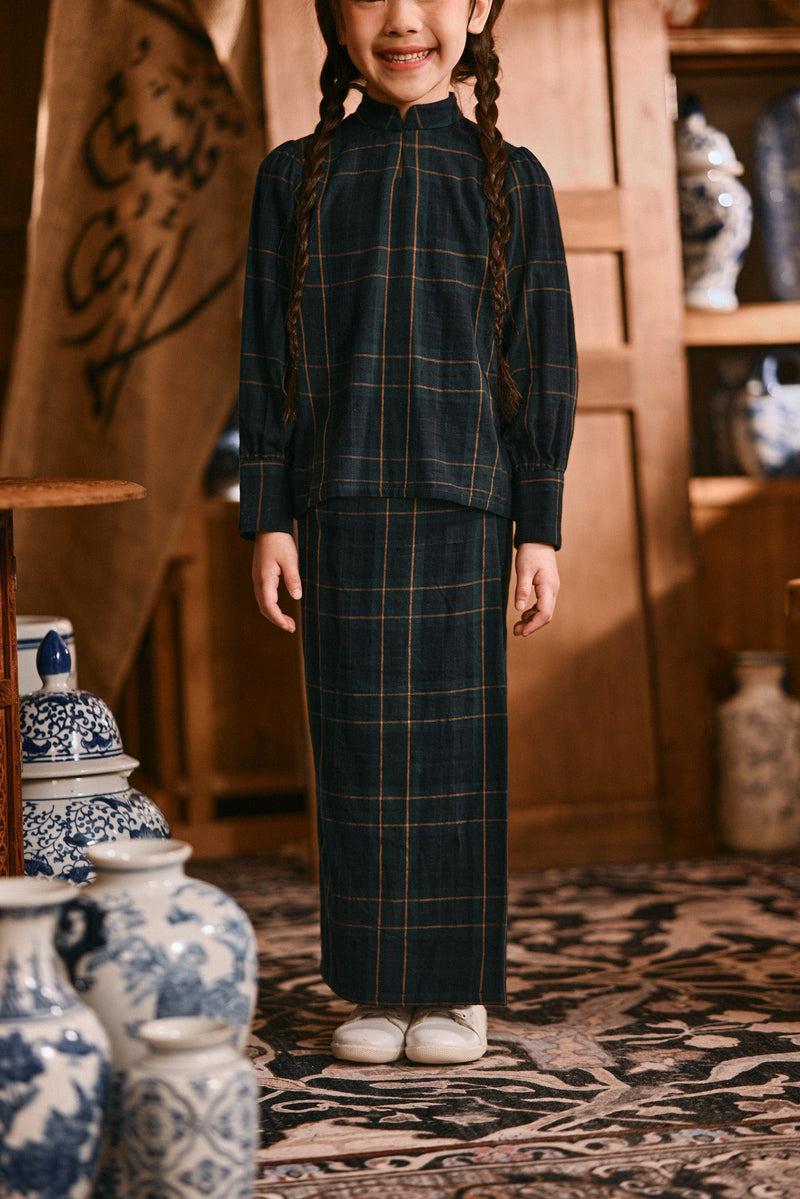 The Hariri Folded Skirt - Evergreen Square