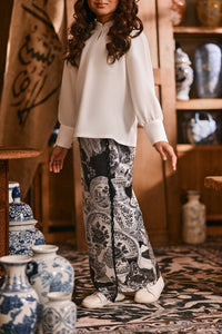 The Hariri Broderie Skirt - Empire Oasis