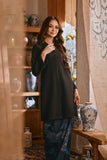 The Hariri Women Neo Kurung Top - Black