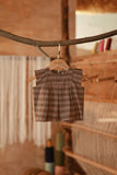 The Asal Kita Babies Kurung Pleats Top - Sienna Plaid