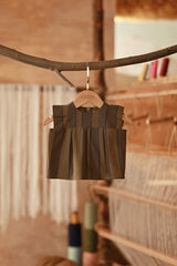 The Asal Kita Babies Kurung Pleats Top - Forest Wideframe