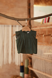 The Asal Kita Babies Kurung Pleats Top - Lattice