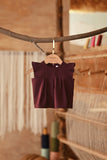 The Asal Kita Babies Kurung Pleats Top - Royal Burgundy