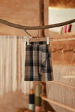 The Asal Kita Babies Ruffle Skirt - Vintage Grid