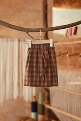 The Asal Kita Babies Ruffle Skirt - Brick Canvas