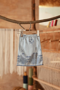 The Asal Kita Babies Jacquard Skirt - Sky Aman