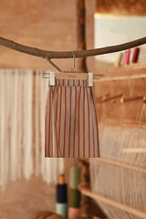 The Asal Kita Babies Back Pleated Skirt - Peanut Regal