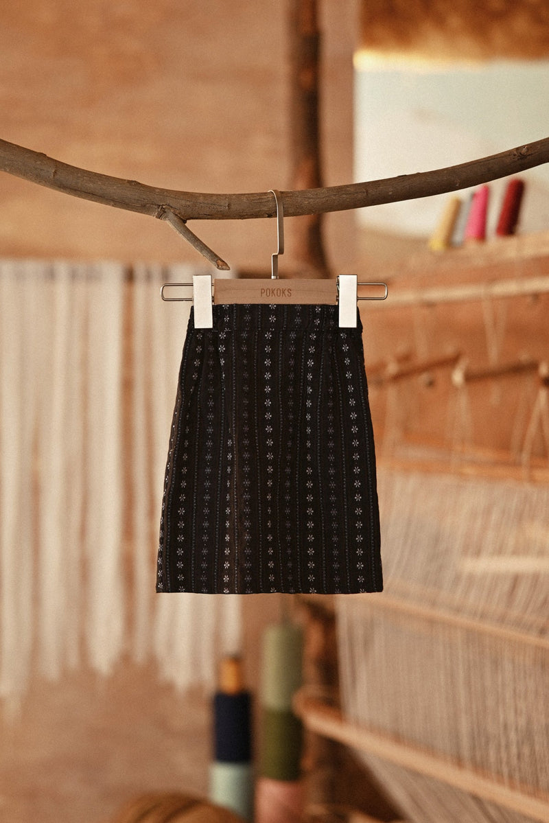 The Asal Kita Babies Back Pleated Skirt - Whisper Line