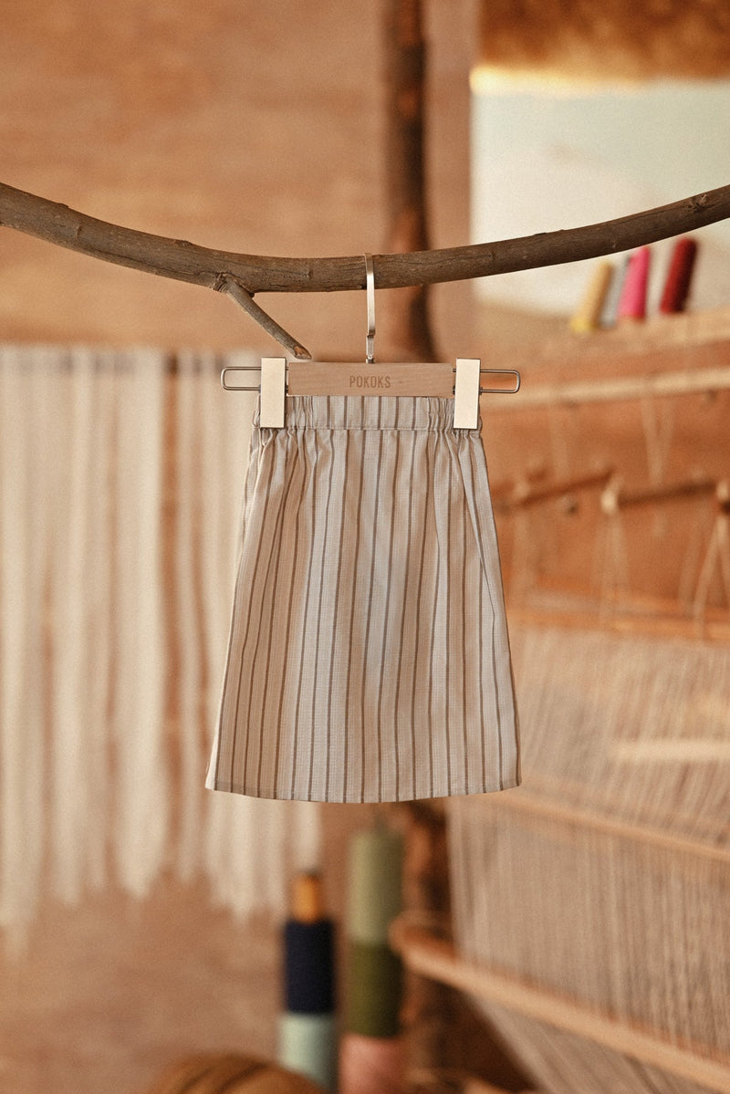 The Asal Kita Babies Back Pleated Skirt - Earthwoven