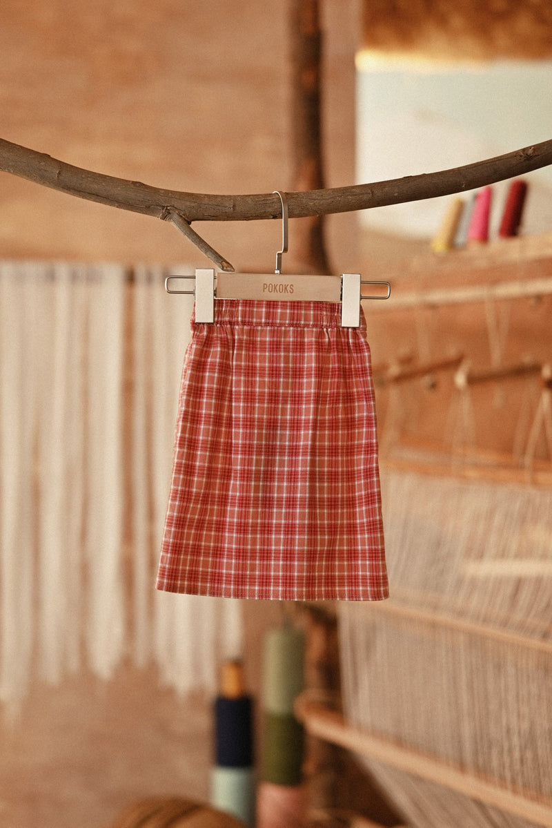 The Asal Kita Babies Back Pleated Skirt - Blushgrid