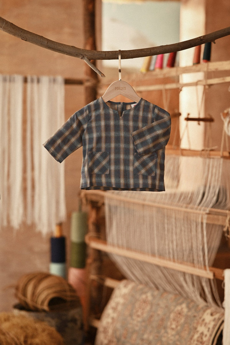 The Asal Kita Babies Kurta - Stone Canvas