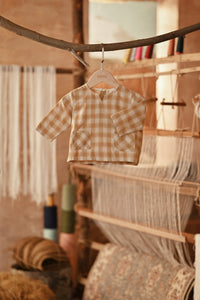 The Asal Kita Babies Kurta - Sand Canvas