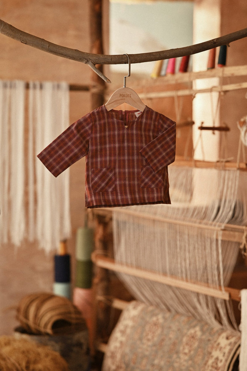 The Asal Kita Babies Kurta - Auburn Finebox