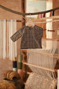 The Asal Kita Babies Kurta - Linea Brown