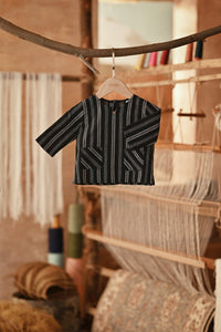 The Asal Kita Babies Kurta - Phantom Stripe