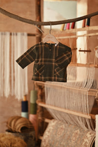 The Asal Kita Babies Kurta - Picnic Army